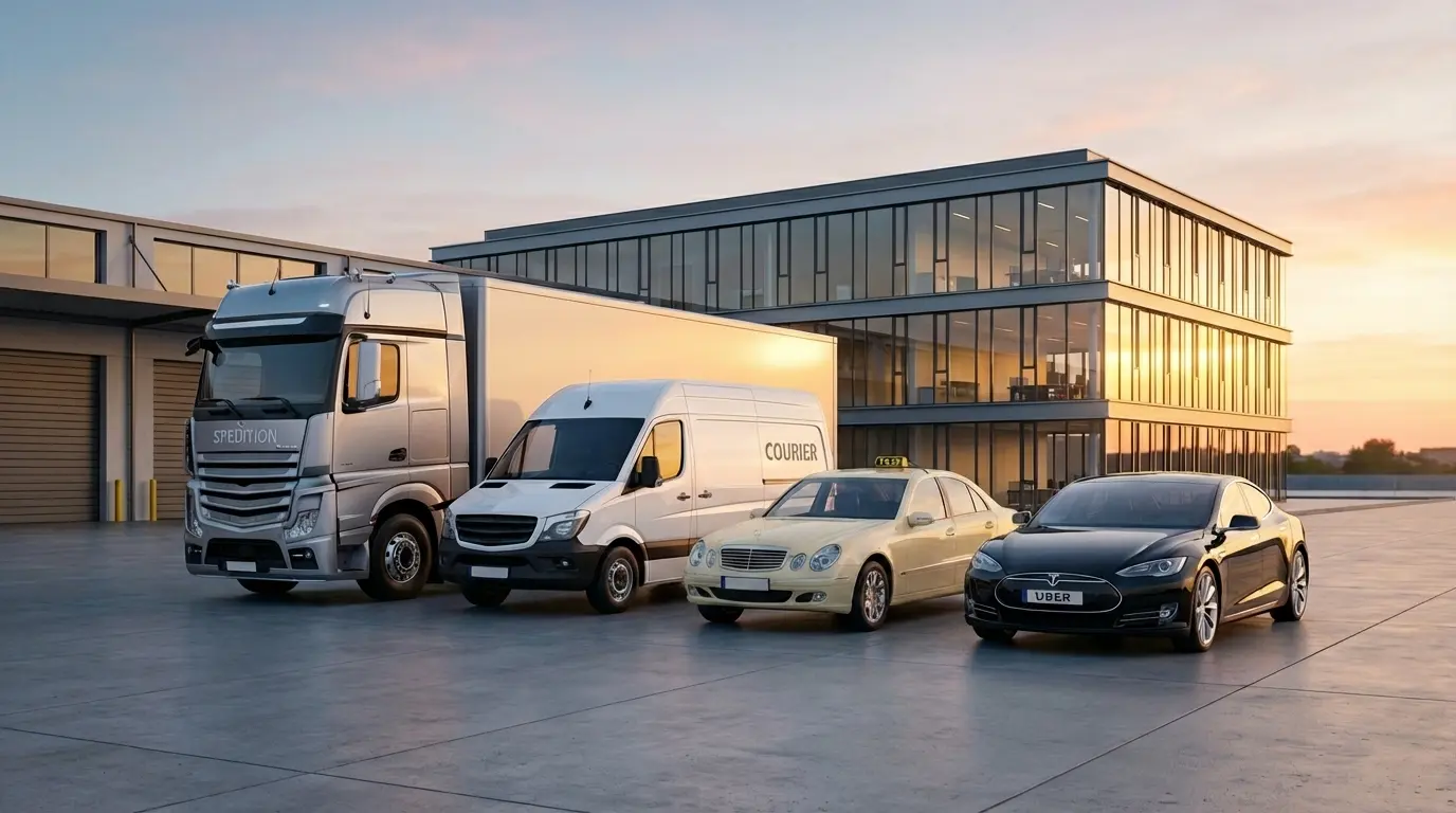 Logistik und Transport Flotte